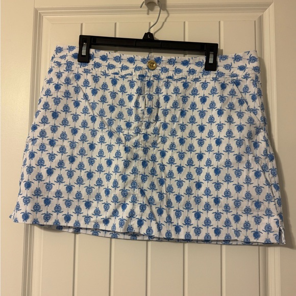 Lilly Pulitzer Pants - Lilly Pulitzer Nicki Sea turtle skort.  Never worn.  Size 12.